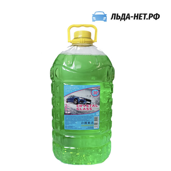 Жидкость незамерзающая зеленая “Crystal Glass” от -5 до -35°C